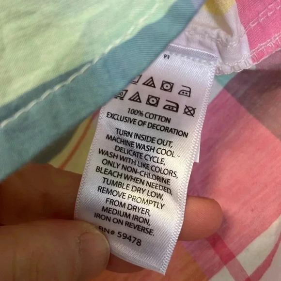 NWT Tommy Bahama  plaid button down shirt short sleeve - Picture 4 of 6